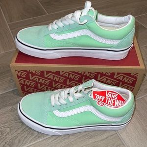 Vans Old Skool- Green Ash / True White
